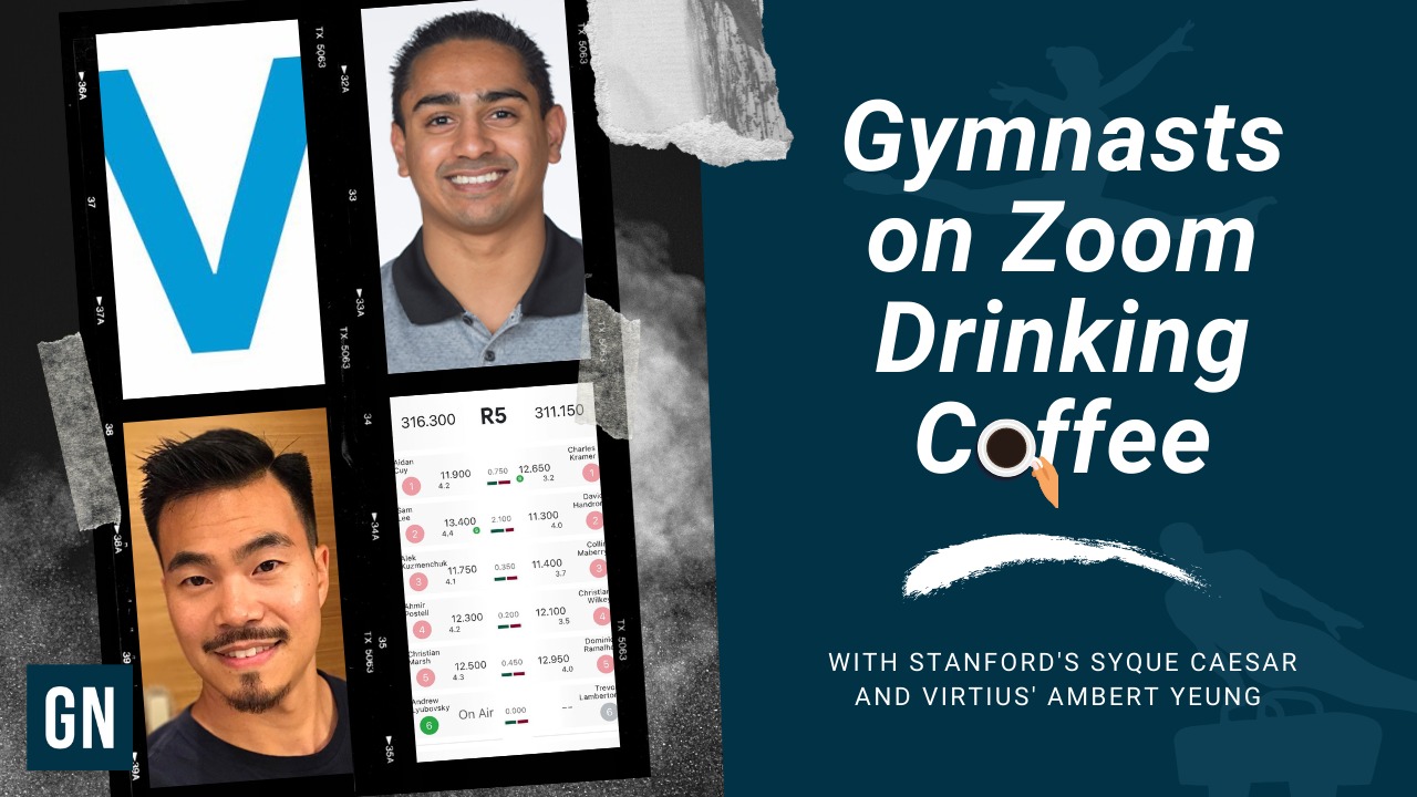 Virtius: Syque Caesar, Ambert Yeung discuss new virtual competition platform on latest episode of Gymnasts on Zoom Drinking Coffee
