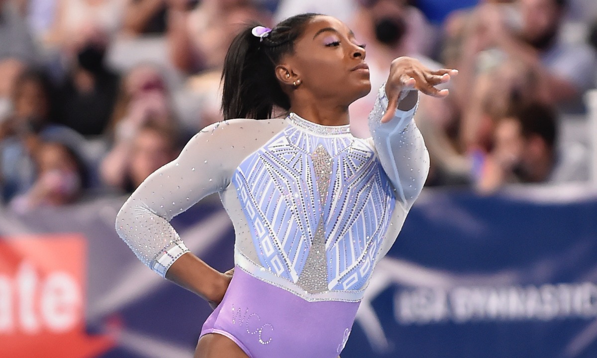 Simone Biles can't be tamed on day 1 of 2021 US Gymnastics Championships