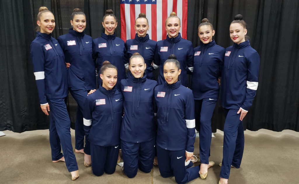 U.S. rhythmic team for 2021 World Championships