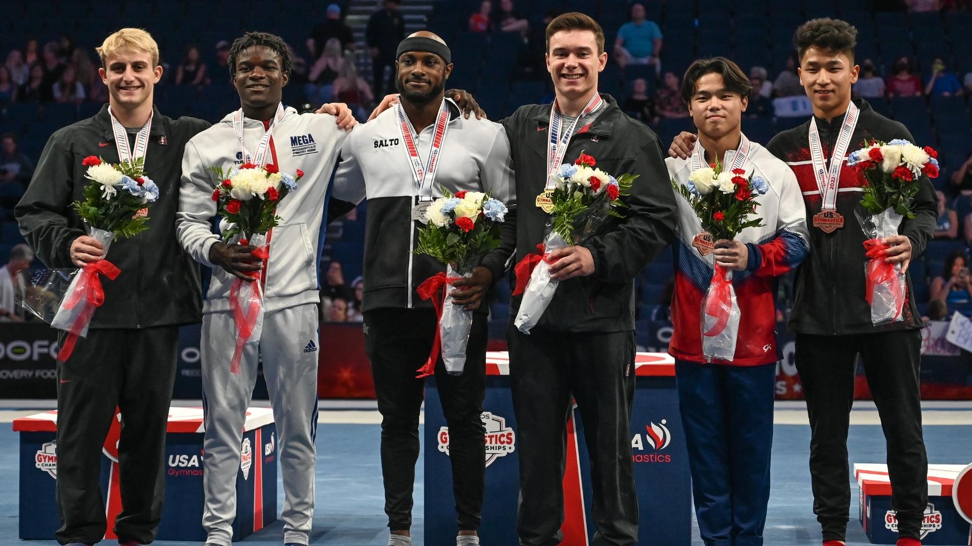 2022 OOFOS U.S. Gymnastics Championships: Brody Malone goes back-to-back, Donnell Whittenburg earns world team spot