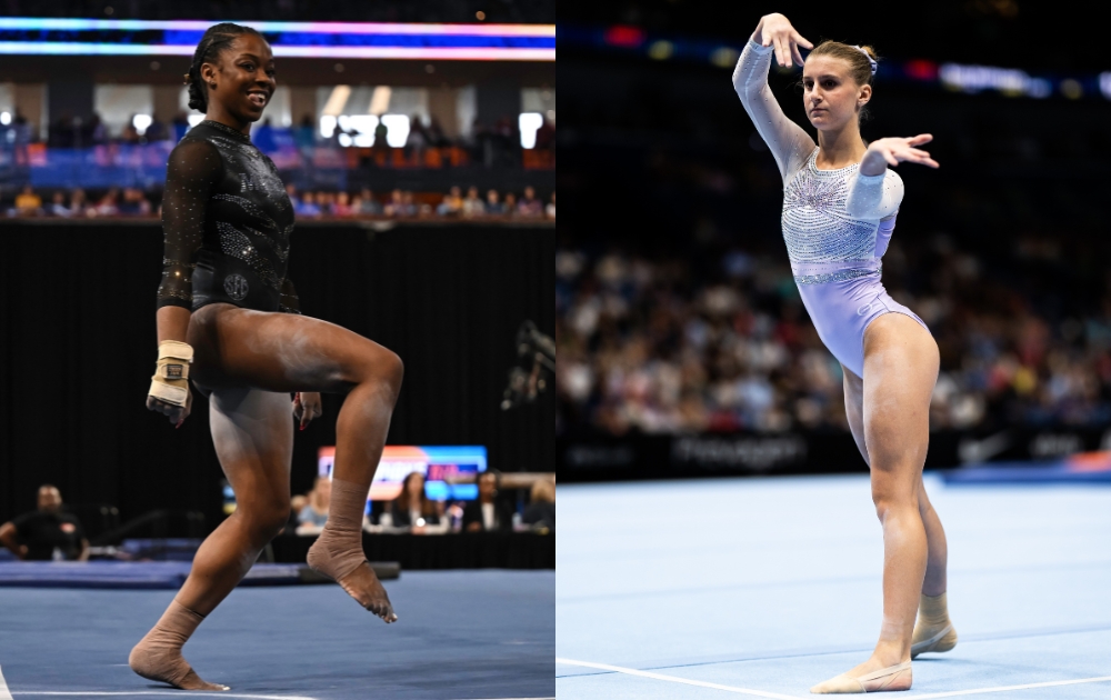 Amari Celestine (left) and Ally Damelio (right)