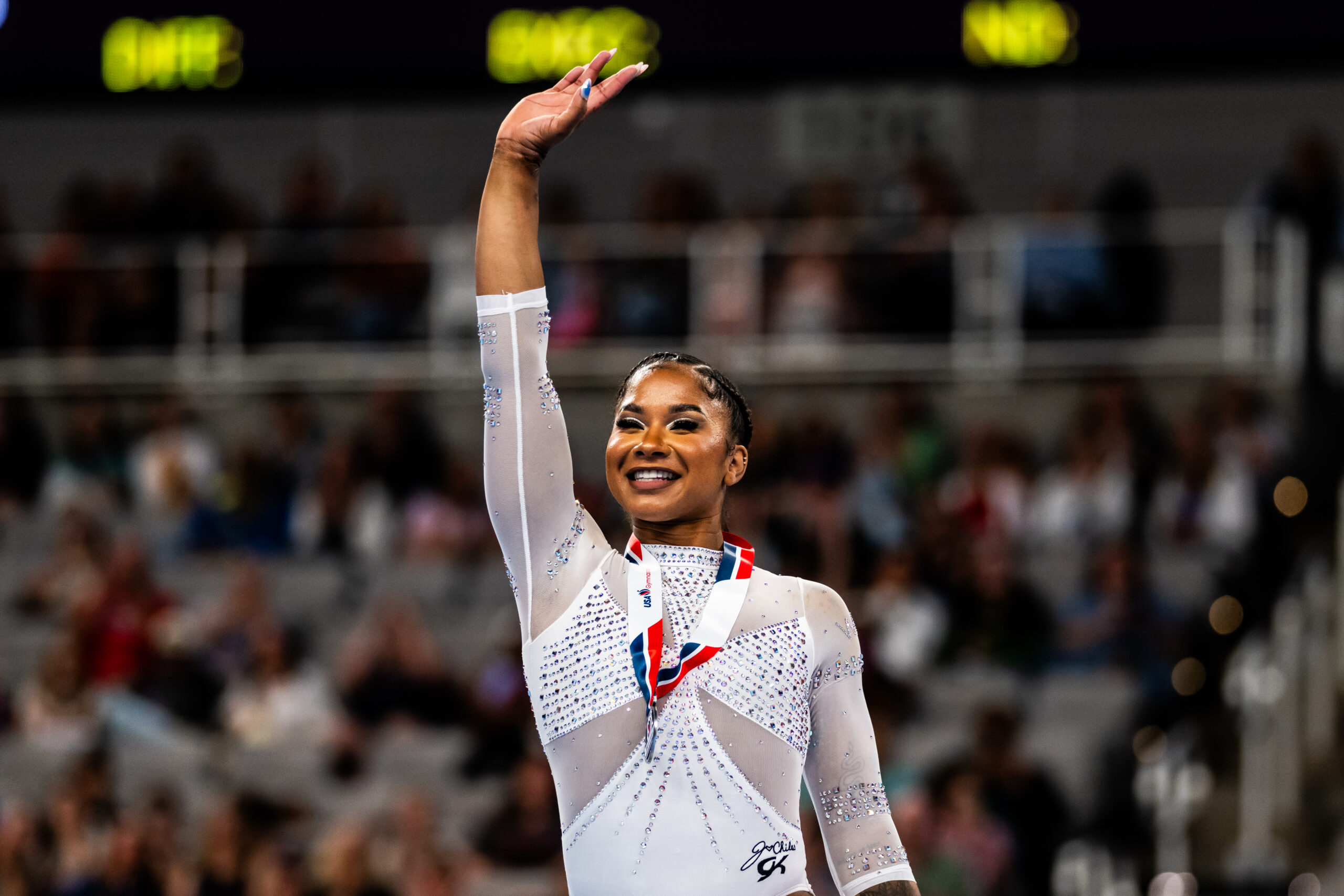 Jordan Chiles announces LA28 bid, will student coach at UCLA
