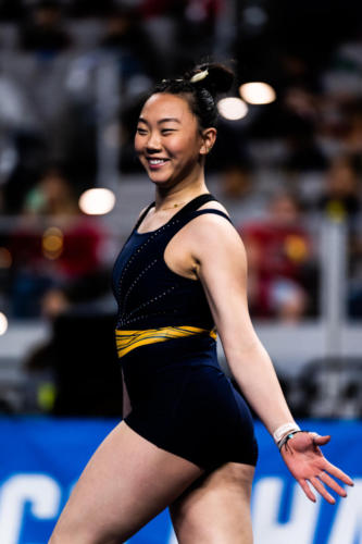 Photos from podium training at the 2023 NCAA Women's Gymnastics Championships.